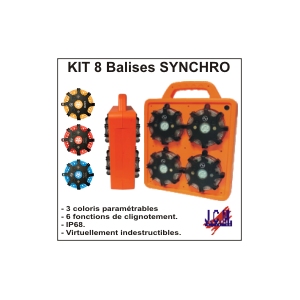 Valises de 10 Balises SYNCHRO