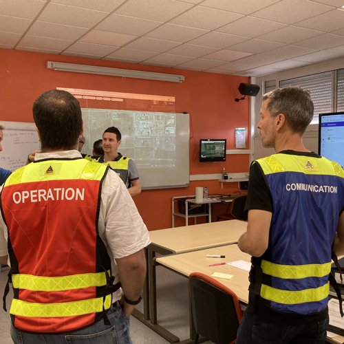 Formation des chargés de confinement - Organisation et analyse d'un exercice de confinement