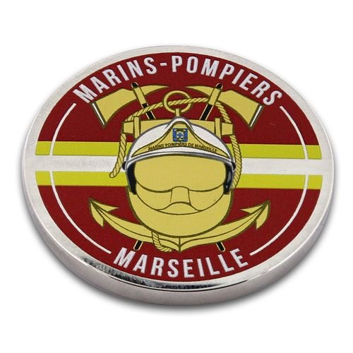 MÉDAILLE CHROMA Ø 45 MM ARGENT