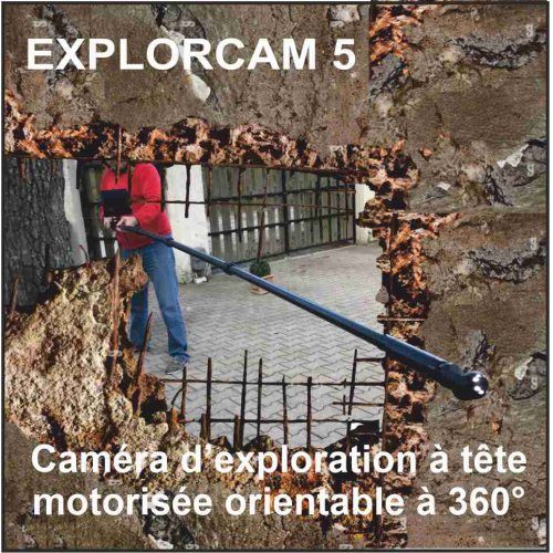 CAMÉRA D’EXPLORATION À TÊTE MOTORISÉE ORIENTABLE À 360°