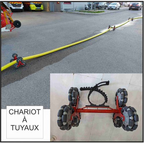 Chariot à tuyaux