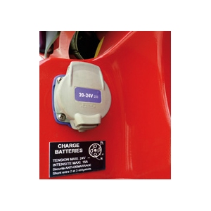 PN Prise de charge courant continu 24 V - IP55 - grise