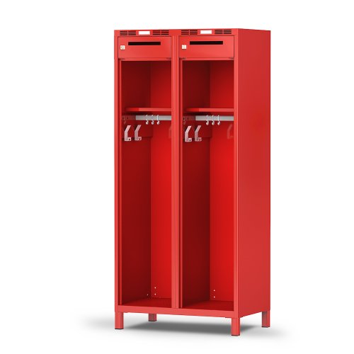Vestiaire pompier COMFORT avec casiers sécurisés