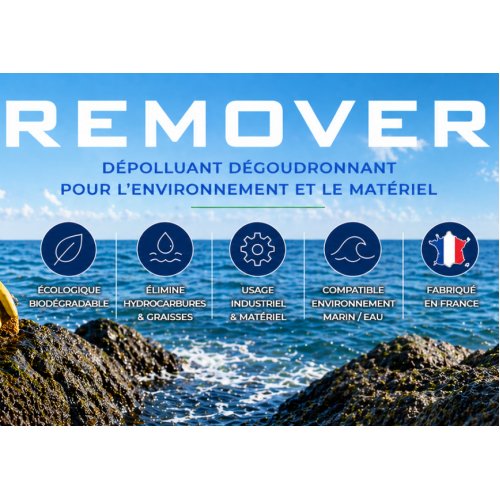 Dépolluant Dégoudronnant pour l’environnement et le materiel – Remover 
