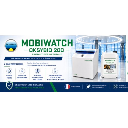 Désinfectant pour appareil MobiWatch – OksyBio 200