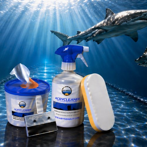 Nettoyant pour surfaces en PMMA, en verre et vitres des Aquariums – AcryCleaner 