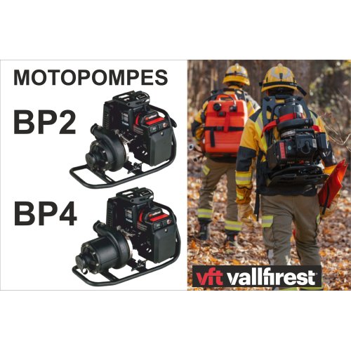 MOTOPOMPES  FEUX DE FORËT VALLFIREST BP2 & BP4