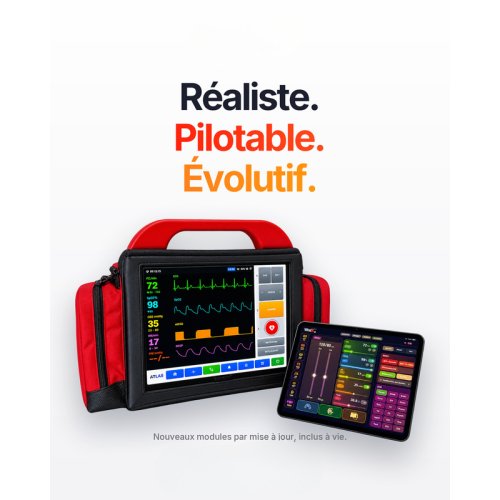 VitalX Ultra – Simulateur de moniteur patient, ECG et scope de simulation médicale