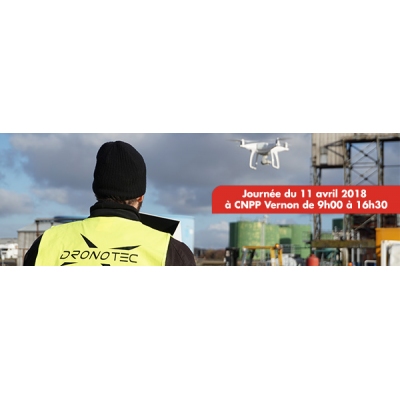 Invitation Journée Drones, mercredi 11 avril : vecteurs d'optimisation de la surveillance et de l'intervention sur vos sites