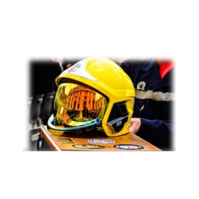 Casque de lutte contre les incendies Gallet F1 XF : une personnalisation adoptée même par le Pape 
