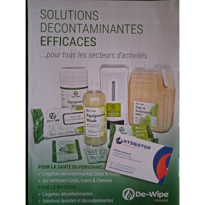 DECONTAMINANTS - SOLUTION DEWIPE