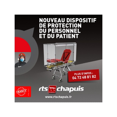 Dispositif de protection COVID-19 pour brancards