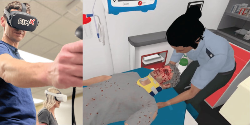 AU CNSP EN EXCLUSIVITÉ : SimX, le nouvel outil de formation médicale en réalité virtuelle
