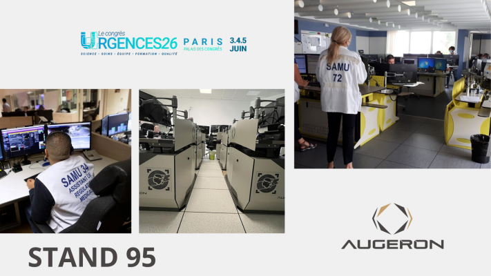 Augeron sera présent au Congrès des Urgences à Paris !