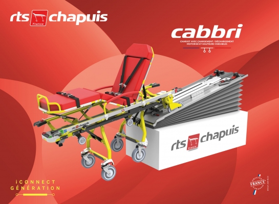 Cabbri V2.0, la version motorisée du chariot de secours.