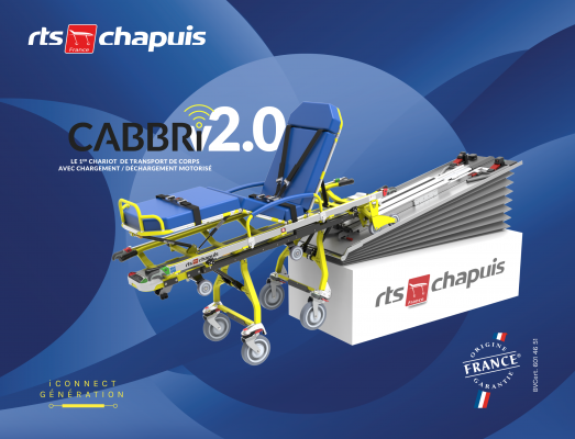 Cabbri V2.0, la version motorisée du chariot de secours.