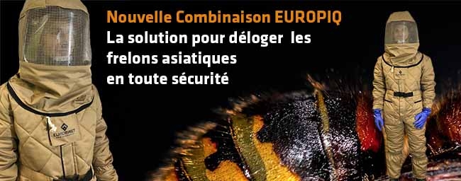 Combinaison anti frelons EUROPIQ = sécurité, souplesse et dextérité