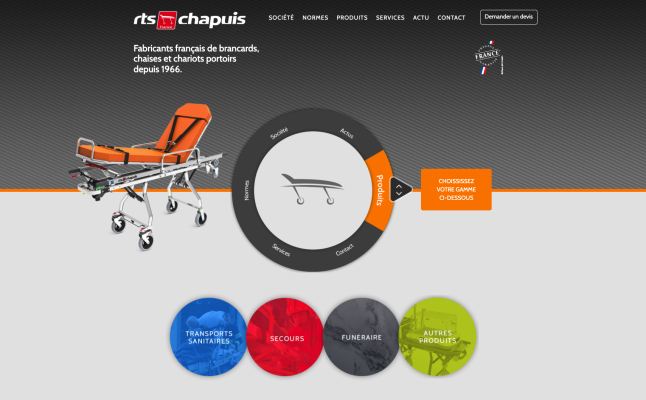 Configurez votre brancard en ligne (sur-mesure en quelques clics )