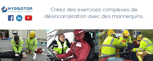 Créez des exercices complexes de désincarcération avec des mannequins. 