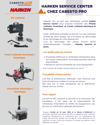 Découvrez le Harken Service Center chez Cabesto Pro ! 