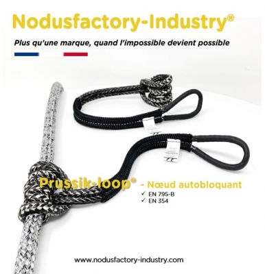 Découvrez notre Prussik-loop® :nœud autobloquant EN 354 et EN 795B
