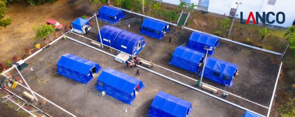 Des abris installables en 60 secondes viennent en aide à l'équipe USAR du SDIS 971 en Guadeloupe 