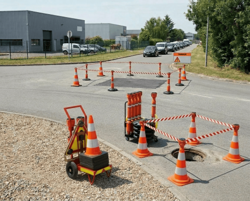 Des unités de balisage pensées pour les sapeurs-pompiers