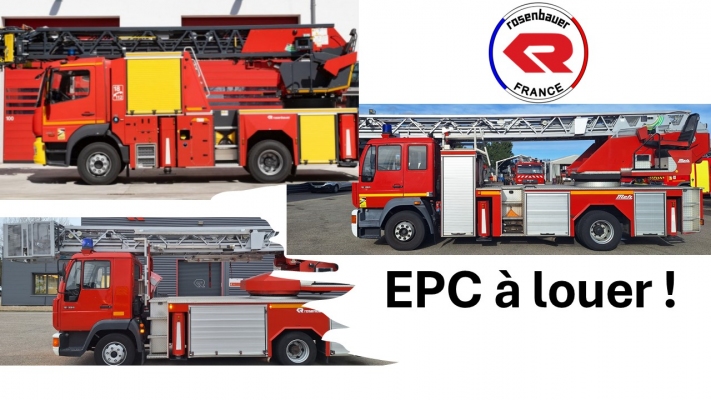Echelles Rosenbauer disponibles à la location