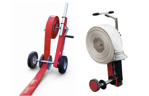 Enrouleurs de tuyaux manuels et électriques