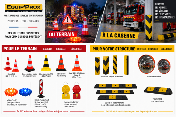 Equip’Prox renforce son offre dédiée aux Pompiers, FDO et services d’intervention
