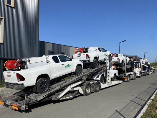 Équipement de 50 pick-up lutte incendie pour l'ONF