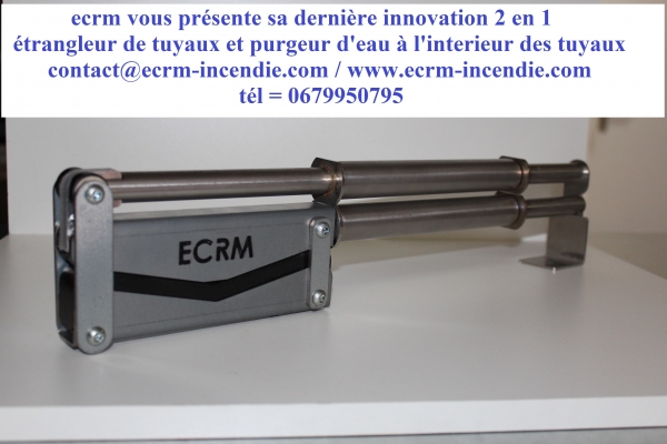 étrangleur et purgeur de tuyaux 2 en 1