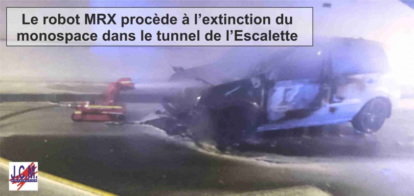 Feu de tunnel dans l\'Hérault