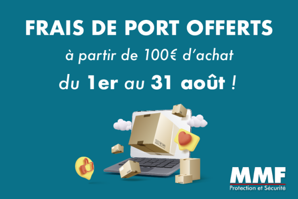 Frais de port offerts durant le mois d\'août !