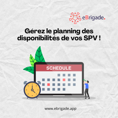 Gérez le planning des disponibilités de vos SPV 