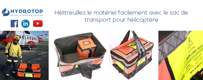 Hélitreuillez le matériel facilement avec le sac de transport pour hélicoptère