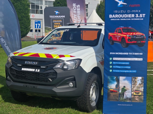 INTERSCHUTZ 2026 : Technamm dévoile en exclusivité son nouveau pick-up 3,5 T, le BAROUDIER 3.5