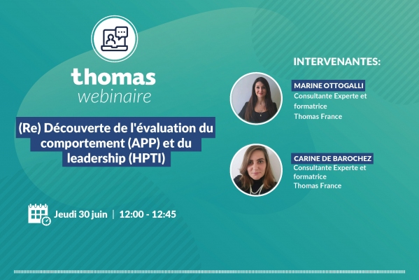 J-7 Webinaire : (Re) Decouverte de l'evaluation du comportement (APP) et du leadership (HPTI)