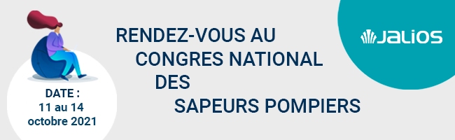 Jalios vous donne rendez-vous au congrès national des Sapeurs-Pompiers - Stand 1A20 ! 