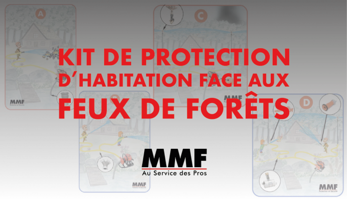 Kit de protection d'habitation face aux feux de forêts