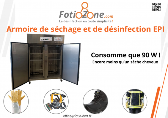 L\'armoire de Séchage et de désinfection qui consomme que 90 W