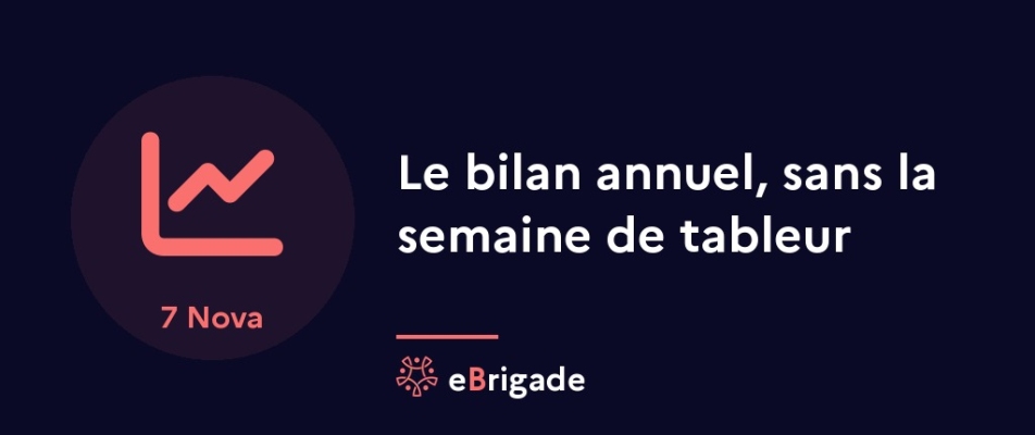 Le bilan annuel, sans la semaine de tableur