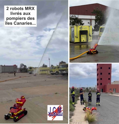 LE ROBOT MRX DE JCM CONTINUE D\'ARROSER L\'EUROPE