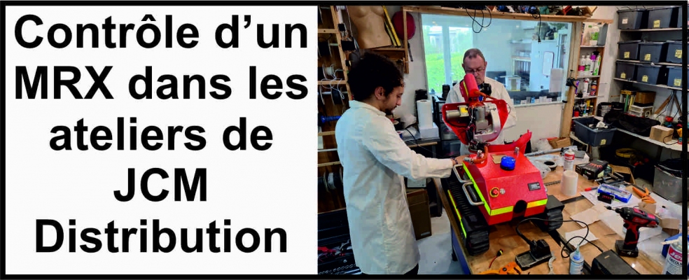 Le robot MRX de JCM pour les pompiers de Bilbao