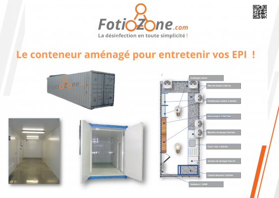 🚧 Manque de place dans vos locaux pour entretenir vos EPI ? Besoin d’une solution mobile et autonome ?