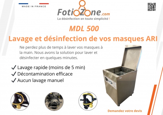 🔥 MDL500 — La solution professionnelle pour l’entretien et la désinfection de vos EPI