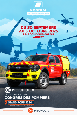 Mondial Secours & Protection : toute l'équipe NEUFOCA vous attend sur le Stand Ford 1224