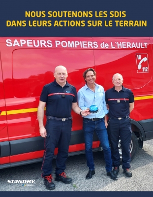 Nous soutenons les SDIS dans leurs actions sur le terrain