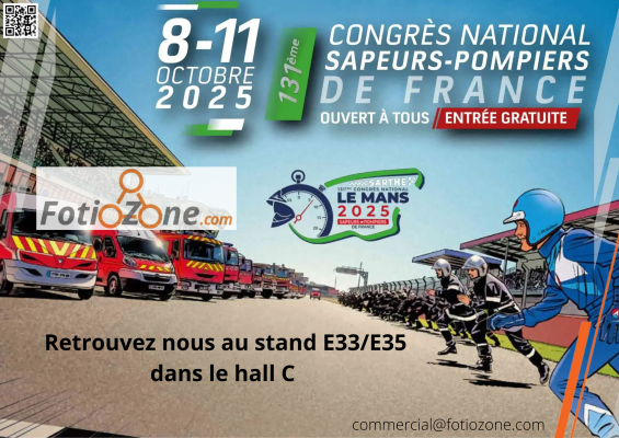 Nous vous attendons du 8 au 11 Octobre 2025 au 131 -ème Congrès national des sapeurs pompiers au Mans  !