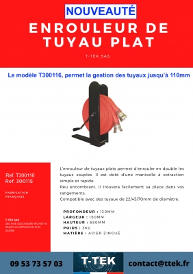 NOUVEAUTÉ ENROULEUR PLAT